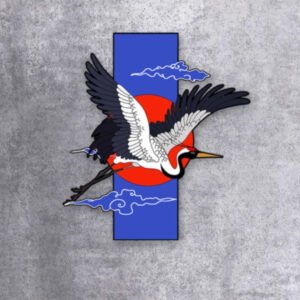 crane auspicious clouds The Perfect Match fengshuisticker