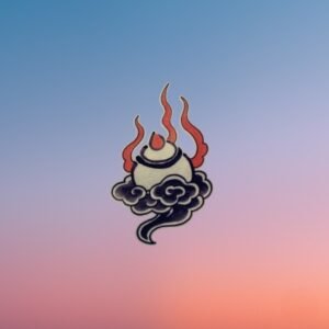 Feng Shui Energy Car Stickers Lucky Sanskrit Flame Treasure Jewelry Bag Counting Beads Prayer Beads Experience Stickers