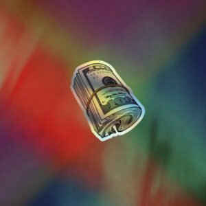 Laser car sticker $100 waterproof sticker