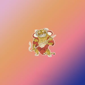 Feng Shui Energy Stickers, Door Gods, Swords, Tigers, Humans, Zodiac Animals, Beasts, Flat Waterproof Stickers